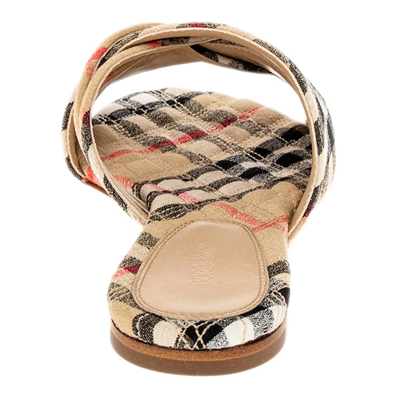 Burberry Check Cabana Slides
