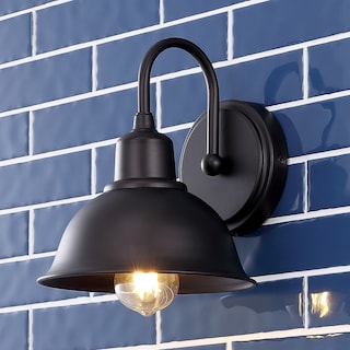 Frisco Farmhouse Industrial Iron LED Vanity, Chrome by JONATHAN Y
