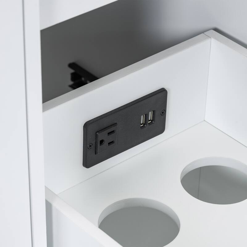 36 Inch Modern Bathroom Vanity with USB Charging