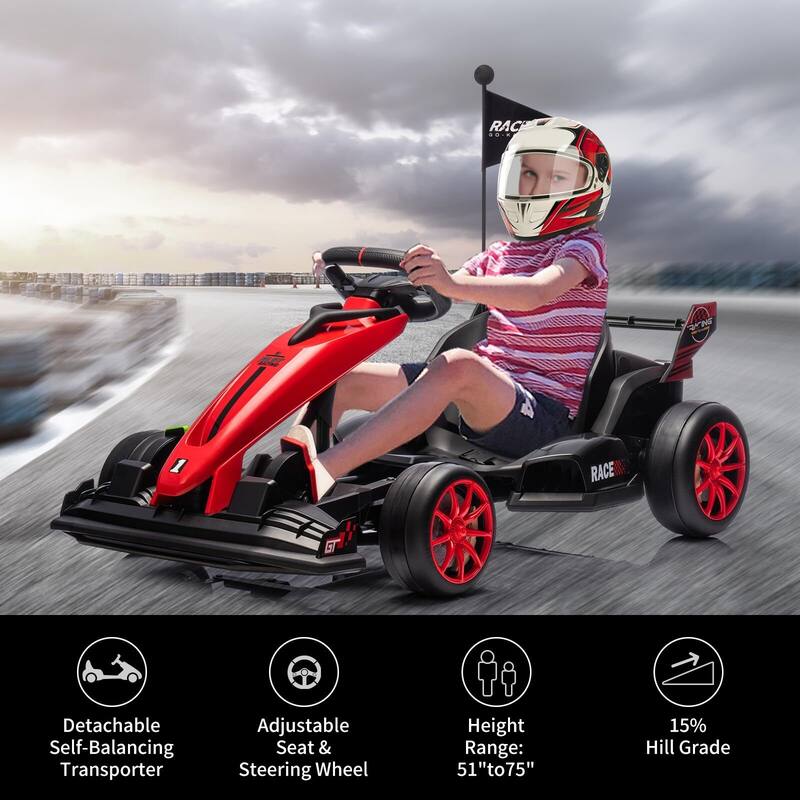 24V Electric Drift Kart for Kids