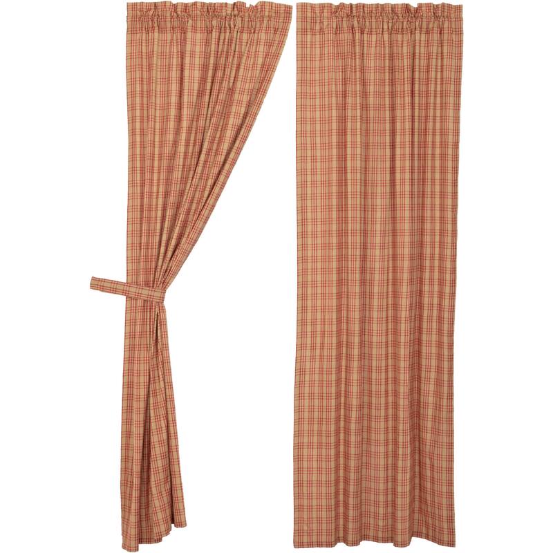 Sawyer Mill Plaid Panel Set - Panel 84x40 - Panel 84x40