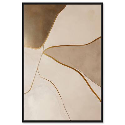 Taupe Terrain II Canvas by Art Remedy