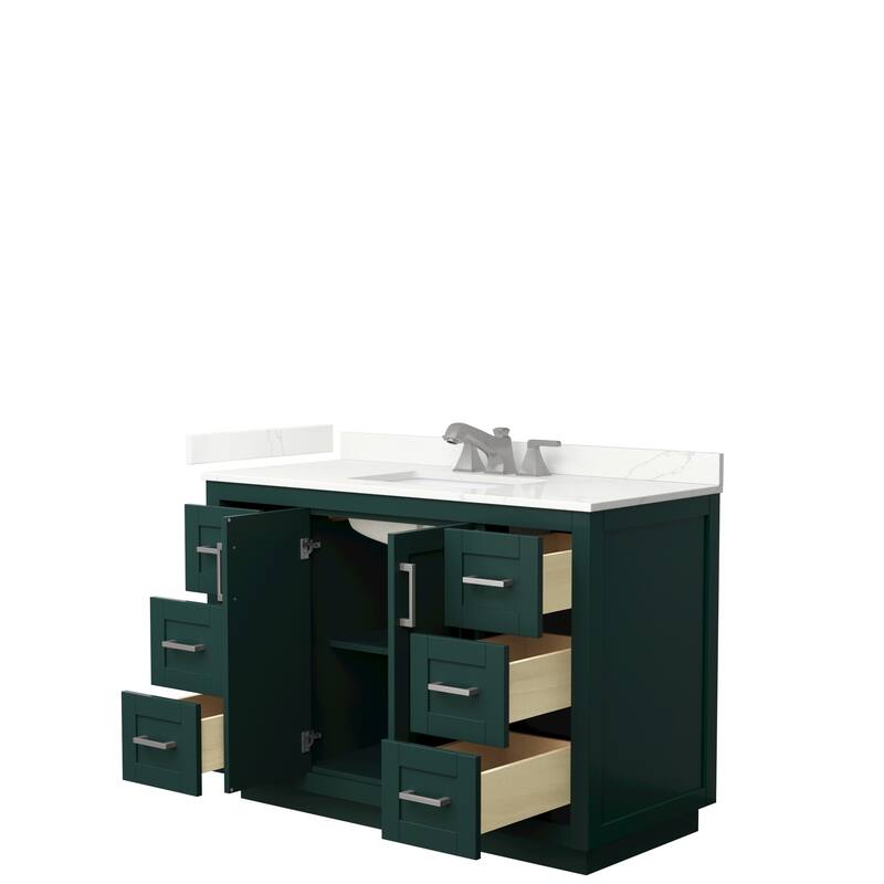 Miranda 48-inch Single Vanity, Quartz Top