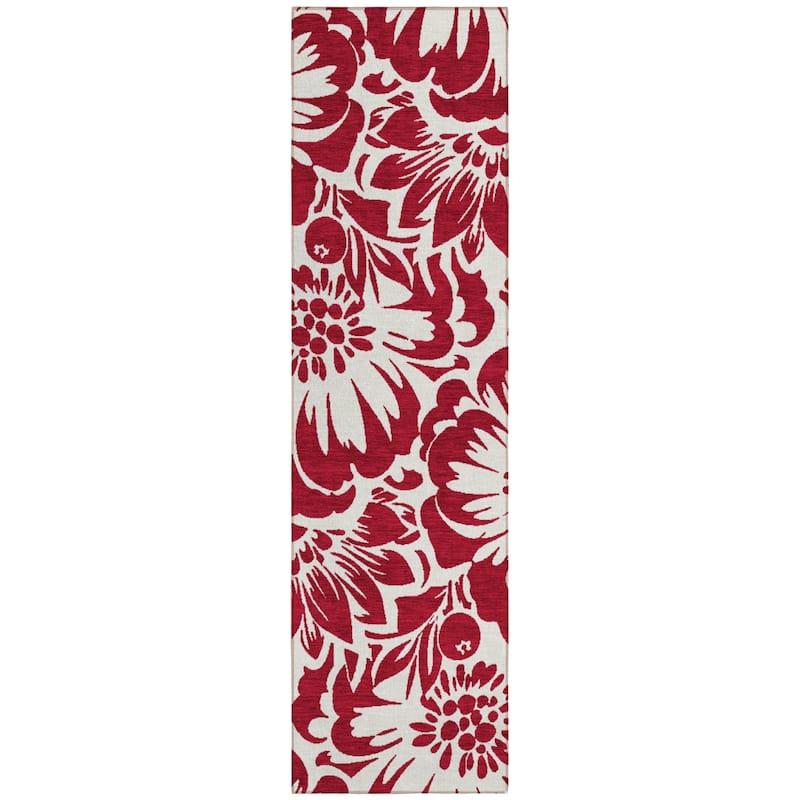 Taz Botanic Elegance Weather Resistant Blended Style Outdoor Rug