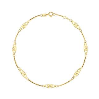 Ankle Bracelets Online At Our Best Body Jewelry Mcs Jewelry Inc 14 Karat Yellow Gold Solid Infinity Thin Ankle Anklet Bracelet Adjule 9