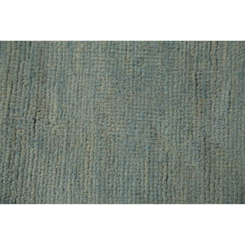 Light Green & Blue Modern Gabbeh Oriental Rug Handmade Wool Carpet - 4'8" x 6'4"