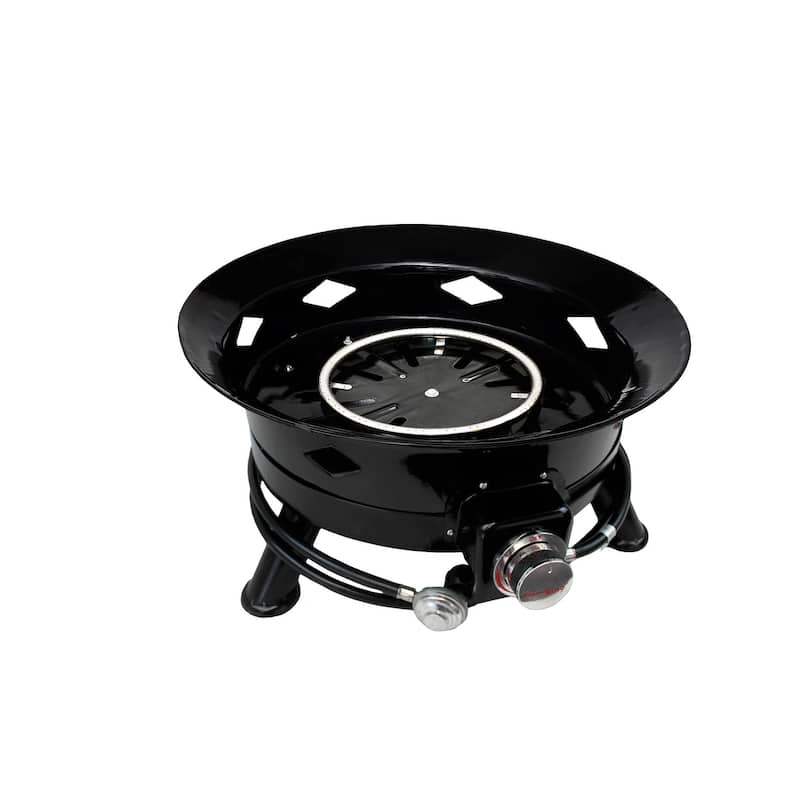 Flame King Smokeless Propane Fire Pit, 24-inch Portable Firebowl