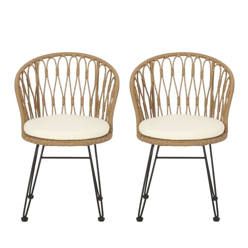 Outdoor Dining Chair (Set of 2) - Light Brown