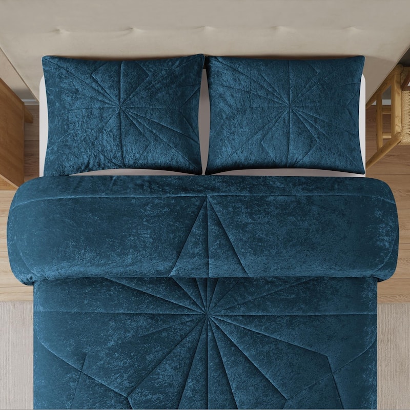 Gabriel Geometric Quilted Comforter Set
