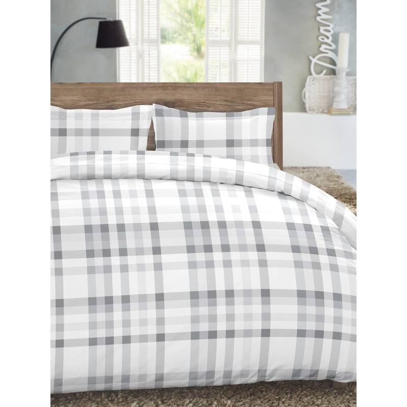 Dormisette Luxury German Flannel 3-piece Cotton Duvet Cover Set