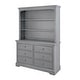 preview thumbnail 3 of 1, Hanley 56" Wide Hutch/Bookcase, Cloud