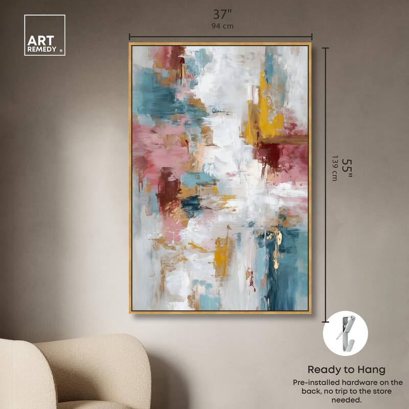 Warmth and cool II Canvas by Art Remedy
