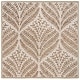 preview thumbnail 63 of 102, SAFAVIEH Handmade Capri Ilianka Wool Rug 3' Square - Ivory/Brown - Square