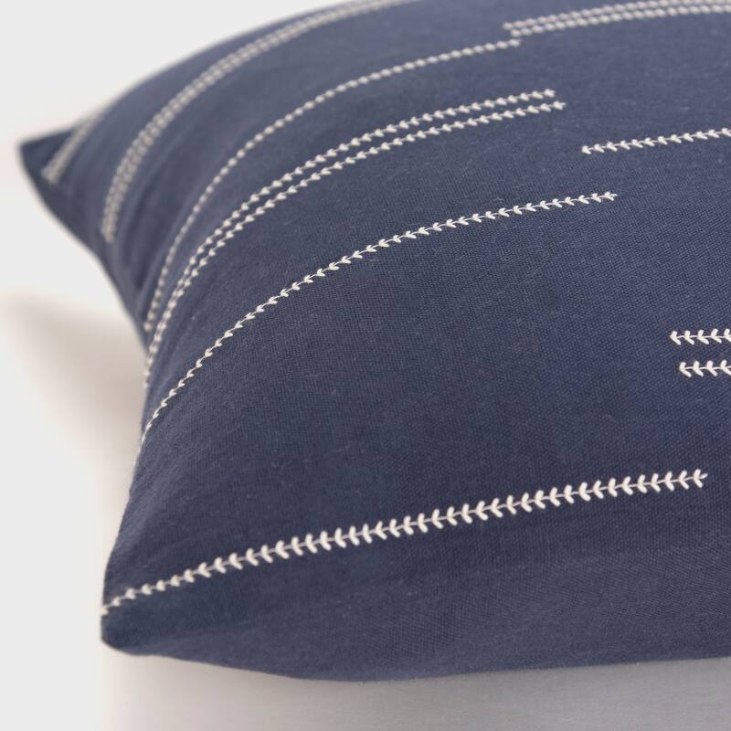 Rizzy Home Boho Broken Stripe Throw Pillow Cover
