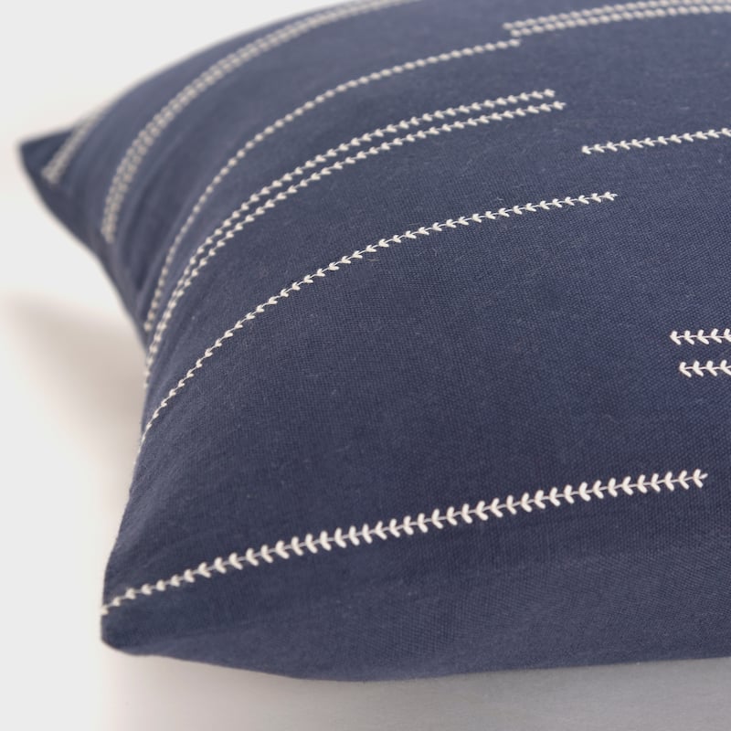 Rizzy Home Boho Broken Stripe Throw Pillow