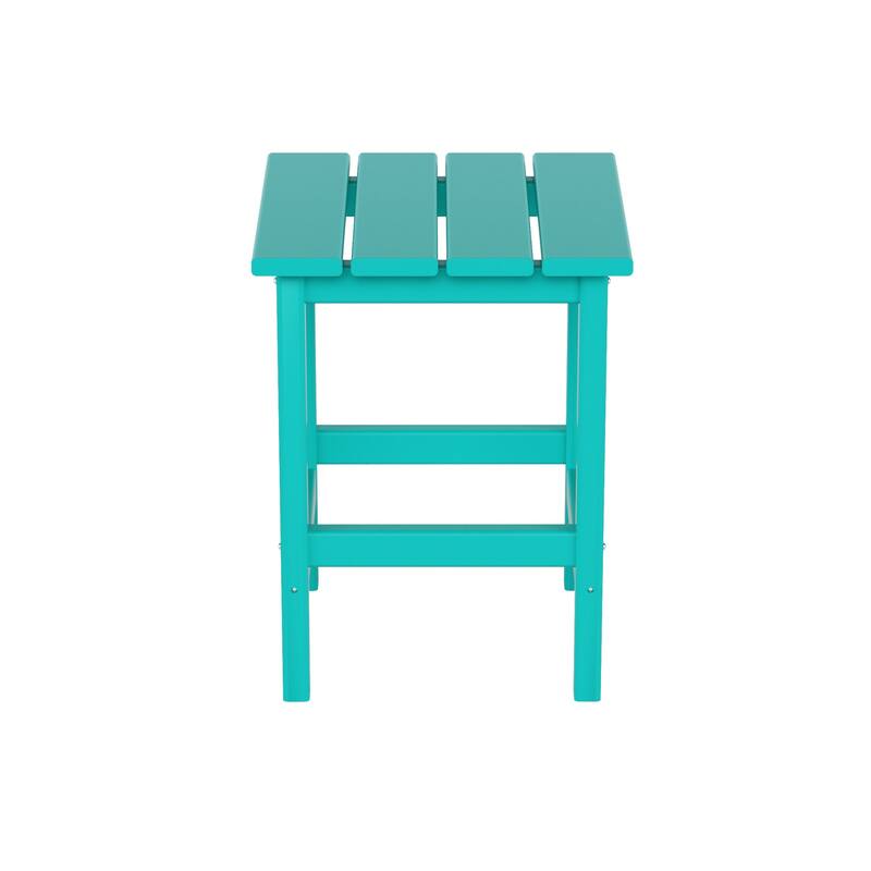 Laguna HDPE Eco-Friendly Outdoor Square Patio Side Table