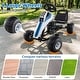 preview thumbnail 7 of 18, Gymax Pedal Go Kart for Kids 4-Wheel Ride On Toy w/ Steering Wheel &