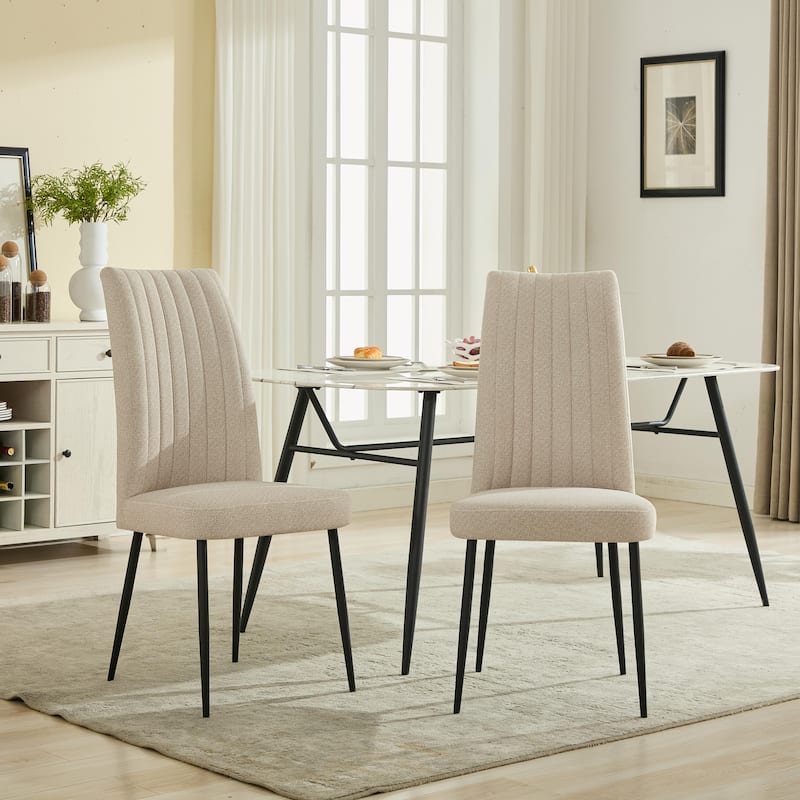 Dining Chair For Bedroom, Dining Room ,Design Is Simple, The Cushion Is Comfortable