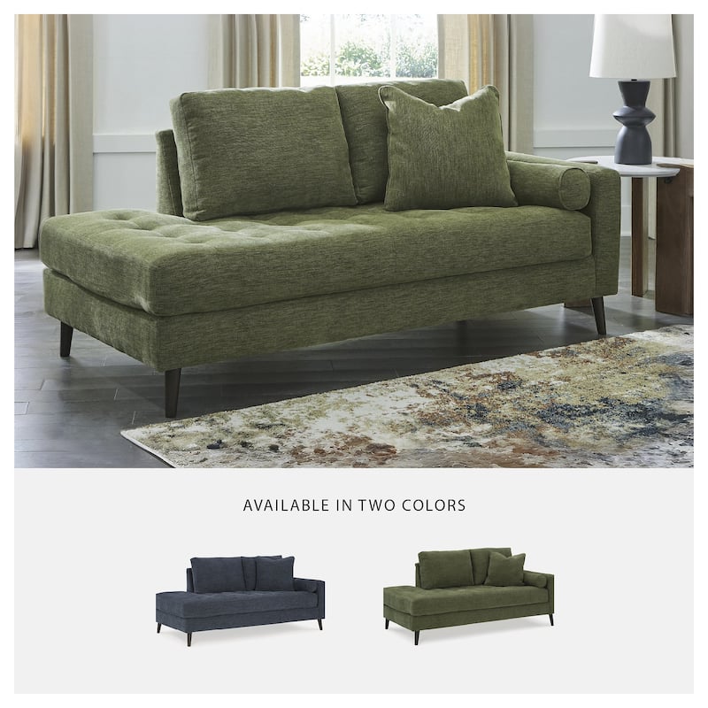 Signature Design by Ashley Bixler Olive Right-Arm Facing Corner Chaise - 37" W x 75" D x 37" H