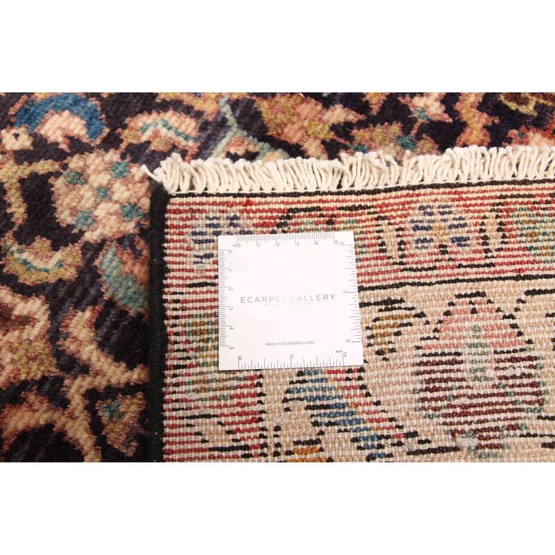 ECARPETGALLERY Hand-knotted Andelz Dark Navy Wool Rug - 3'3 x 8'11