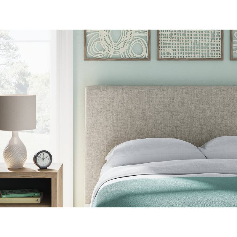 Signature Design by Ashley Cielden Gray Full Upholstered Bed with Roll Slats