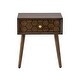 preview thumbnail 7 of 15, COSIEST Mid-Century Honeycomb 4 Legs Nightstands with Drawers