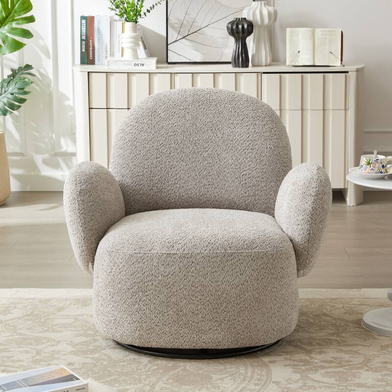 Swivel Lounge Chair with 360° Rotation