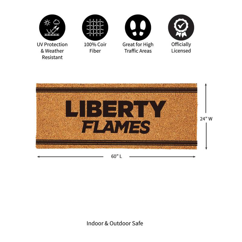 Liberty University Monochrome Indoor/Outdoor Coir Door Mat