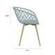 preview thumbnail 26 of 25, Jamesdar Kurv Mid-Century Modern Lightweight Mini Chair (Set of 2)