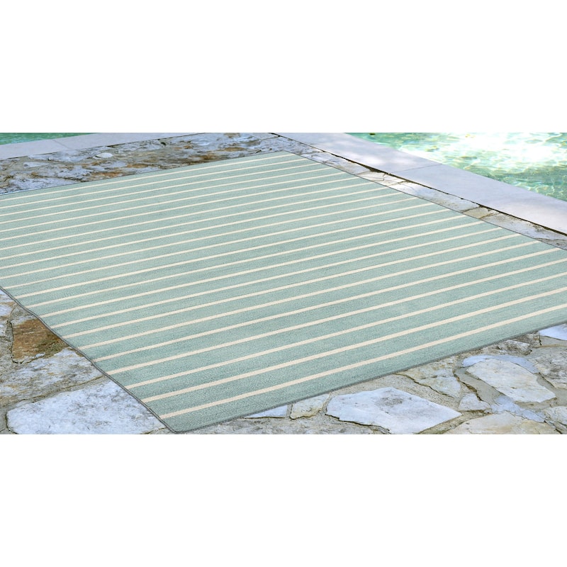 Liora Manne Sorrento Pinstripe Indoor/Outdoor Area Rug