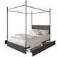 preview thumbnail 10 of 21, CraftPorch Luxury Metal Canopy Bed