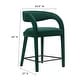 preview thumbnail 46 of 44, Pinnacle Performance Velvet Counter Stool Set of Two