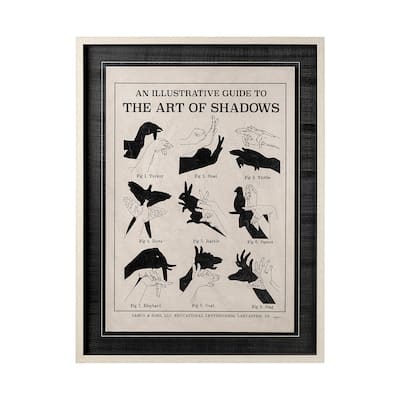 The Art of Shadows X Framed Art Print