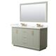 Option Light Green, Bronze Trim, Giotto Quartz Top