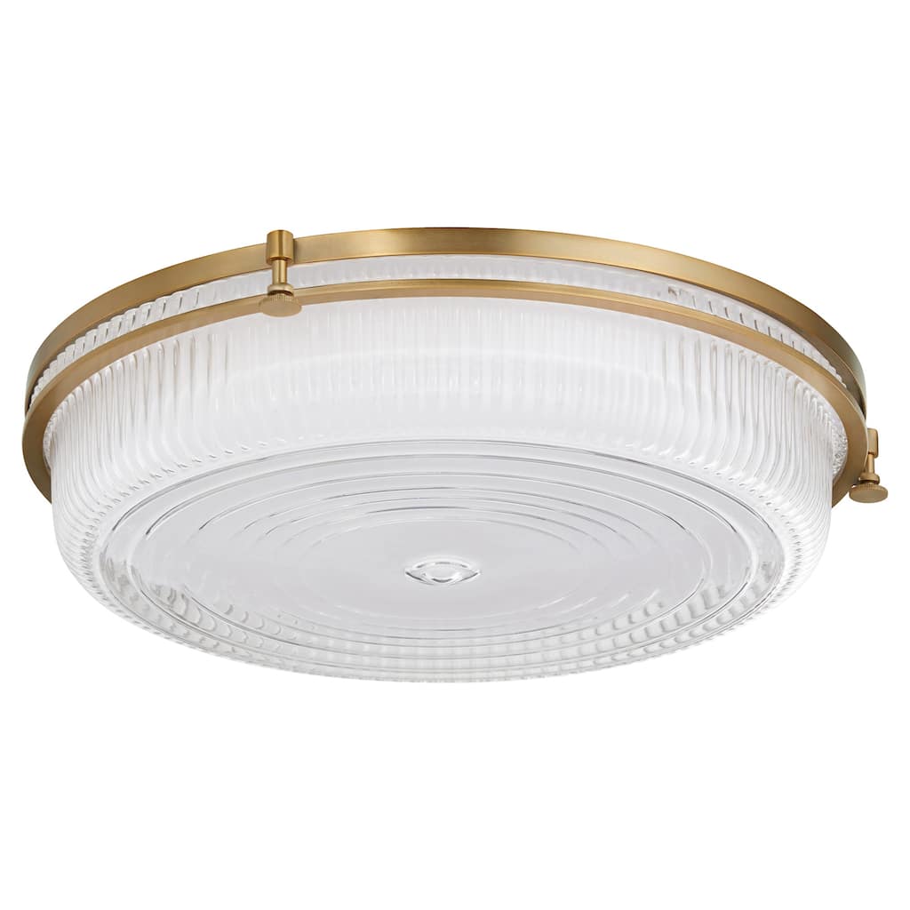 Quorum International 368-18 Emory 18" Wide LED Flush Mount Drum