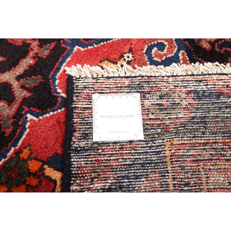 ECARPETGALLERY Hand-knotted Anatolian Vintage Red Wool Rug - 4'2 x 6'9