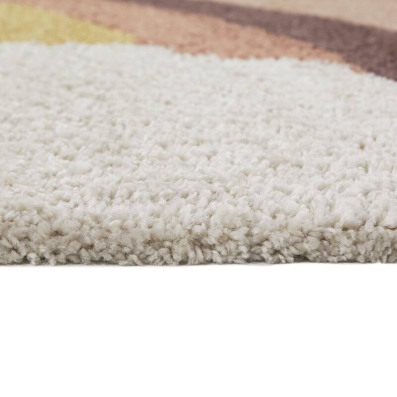Mod-Tod Bella Kids Rainbow Shag Area Rug