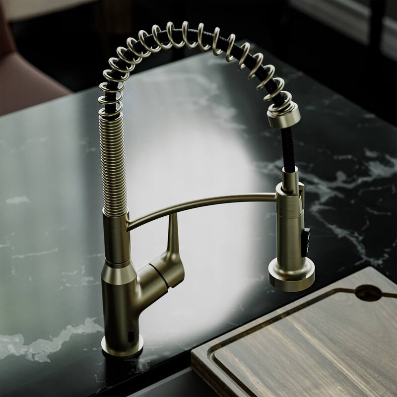 Karran Scottsdale Single-Handle Pull-Down Sprayer Touchless Kitchen Faucet