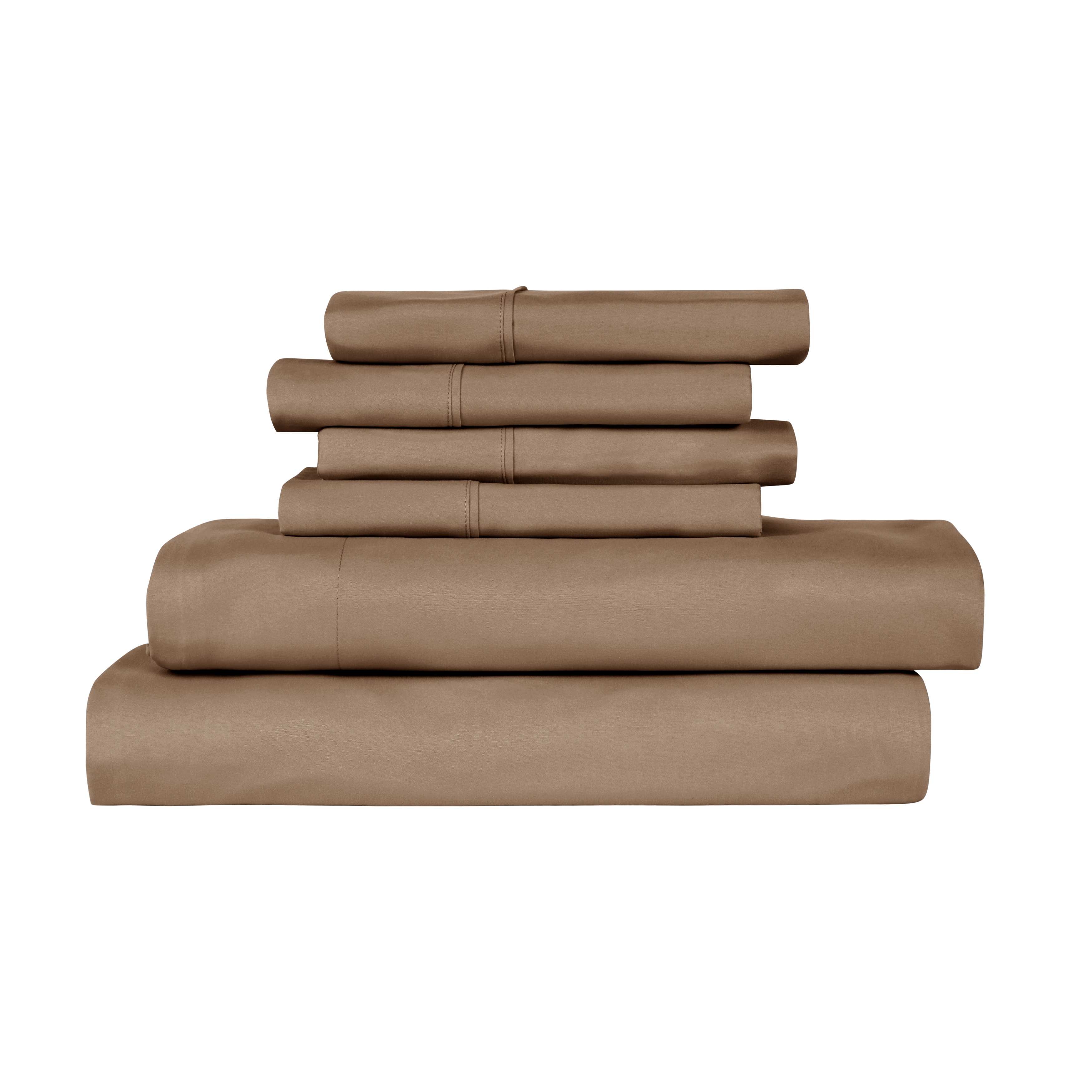 Bamboo Rayon 6-Pc Luxury Bed Sheet Set with Ultra-Soft Comfort  -image