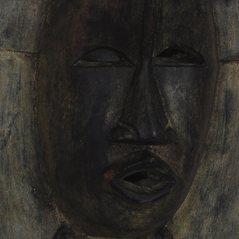 Novica Handmade Kingship African Wood Mask