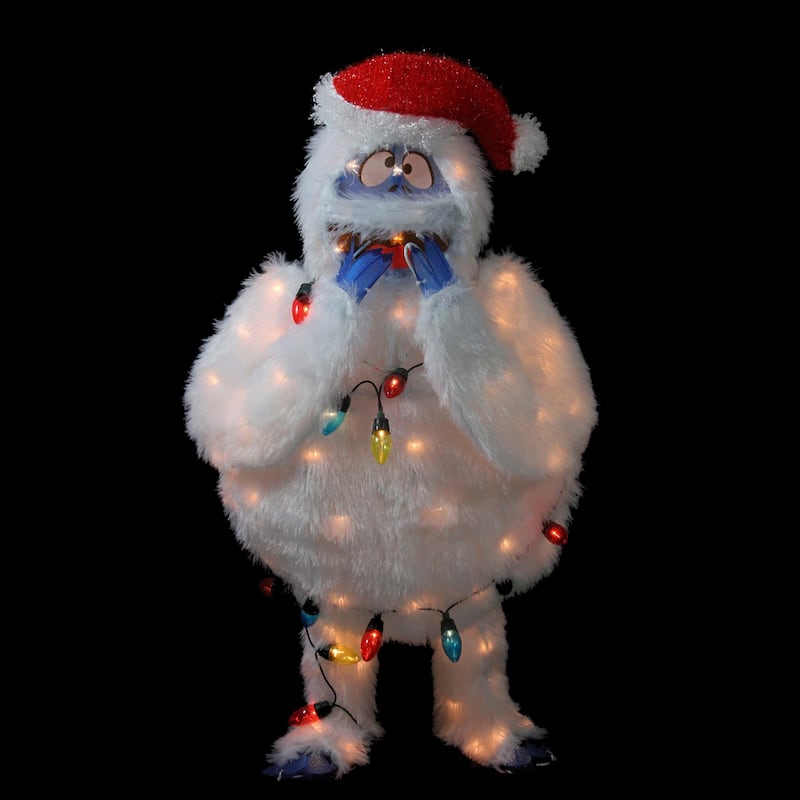 49" Pre-Lit Bumble Christmas Outdoor Decoration - Multi Lights