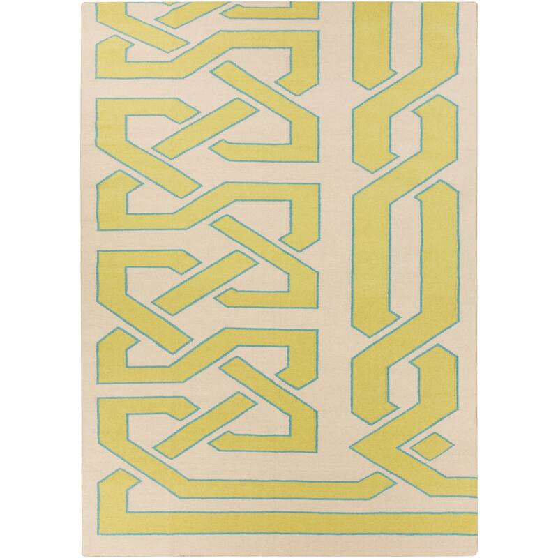 Flatweave Hand-woven Ilkeston Reversible Wool Area Rug
