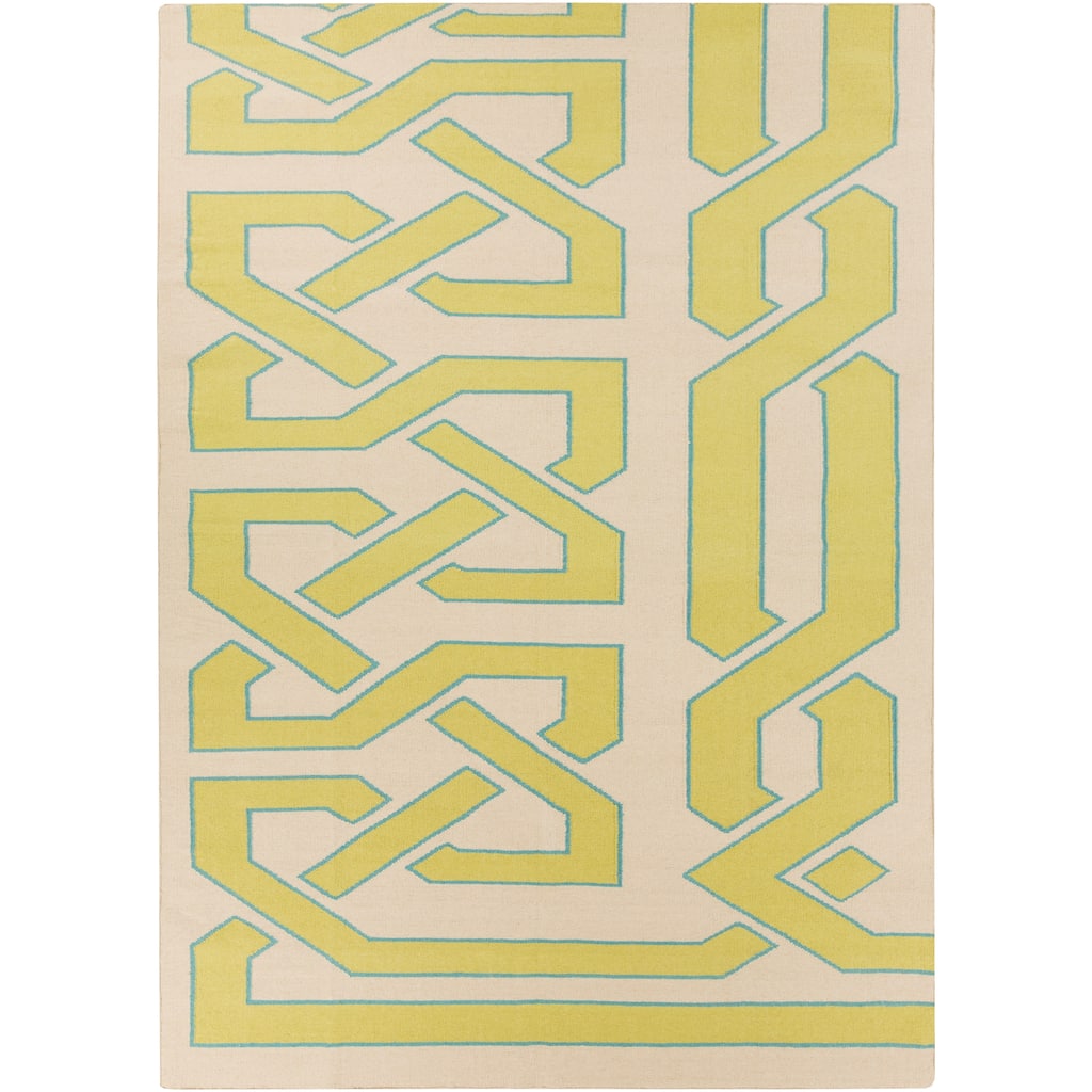 Flatweave Hand-woven Ilkeston Reversible Wool Area Rug