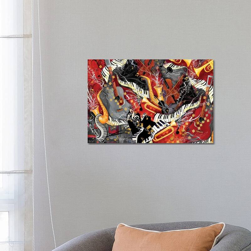 iCanvas "Music Jam" by Juleez Canvas Print - 18x26x1.5