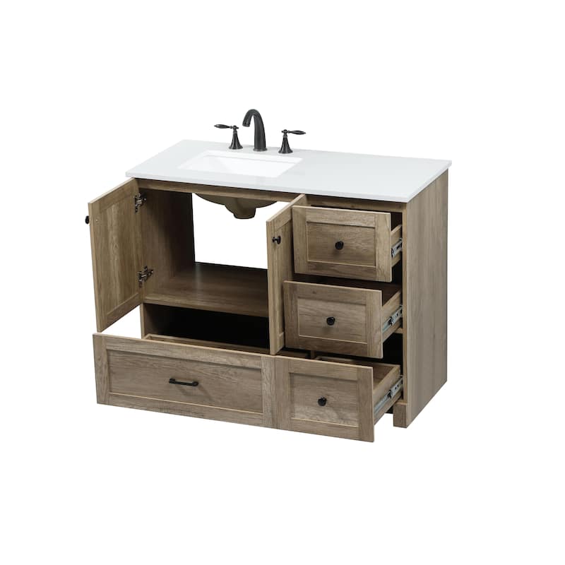 Fresco 32 - 42 Inch Single Bathroom Vanity