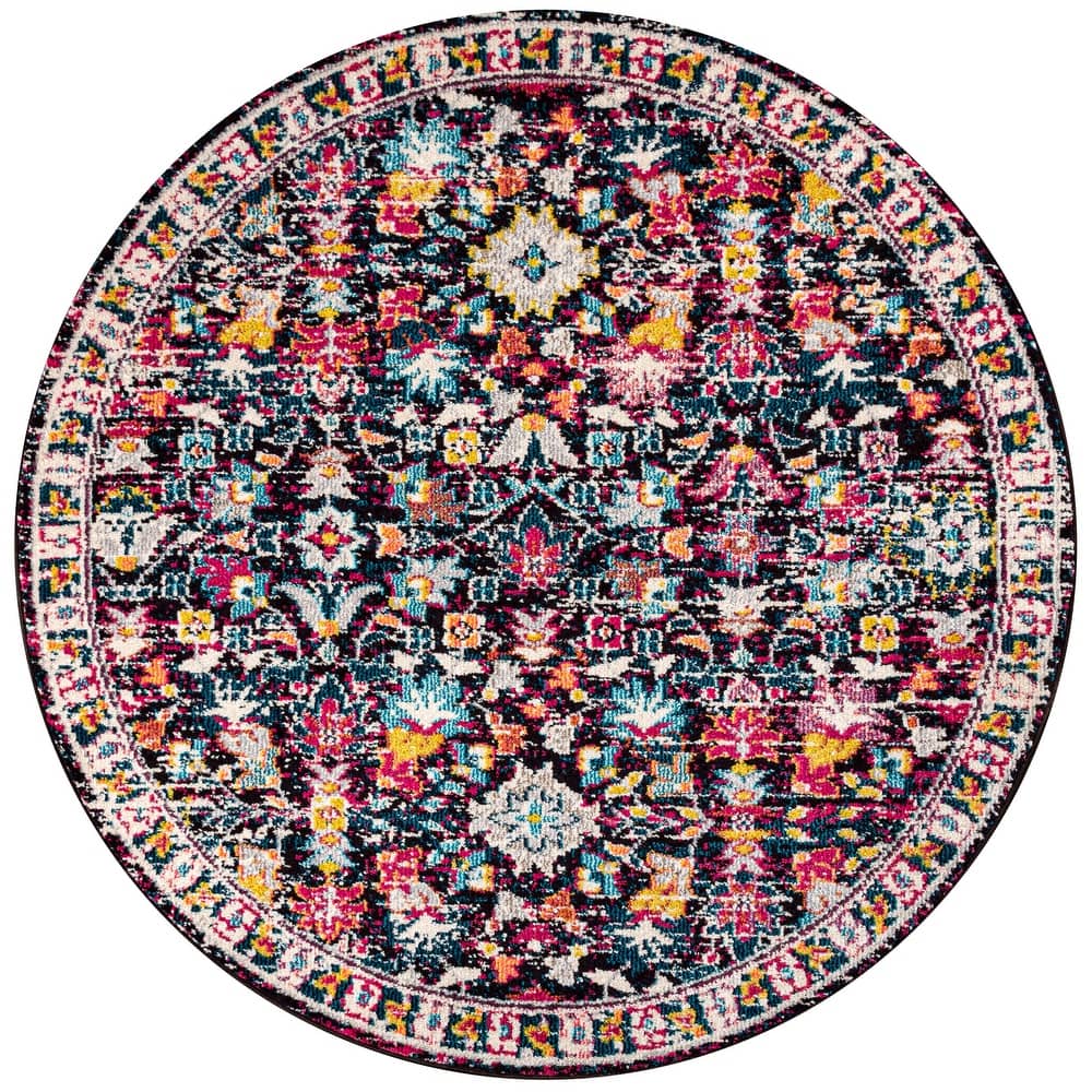 JONATHAN Y Traditional Persian Boho Floral Area Rug