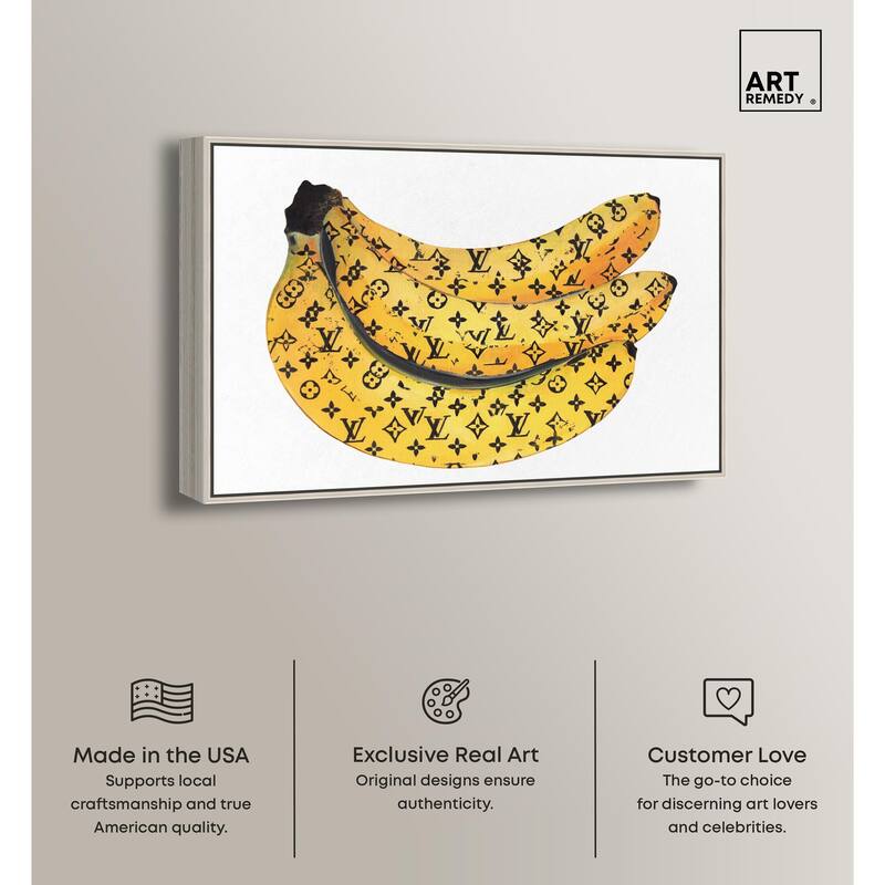 Fashion Bananas Canvas by Art Remedy