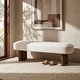 preview thumbnail 59 of 68, Christopher Knight Home - Modern Upholstered Dining Bench with Padded Seating