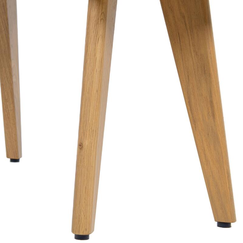 Jennifer Taylor Home Capri Solid Red Oak Wood Bench