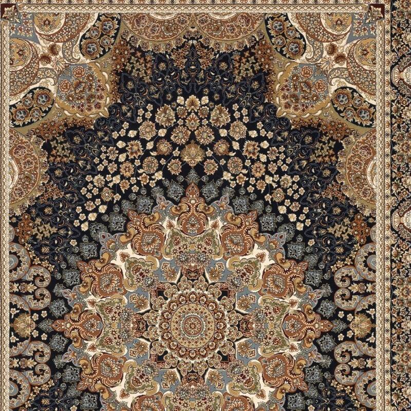 HomeRootsMedallion Traditional Rectangle Area Rug